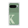 Premium Square Case with Pixelsnap［ Original - initial two tone - K green ］