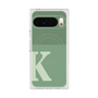 Premium Square Case with Pixelsnap［ Original - initial two tone - K green ］
