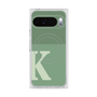 Premium Square Case with Pixelsnap［ Original - initial two tone - K green ］