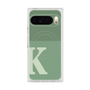 Premium Square Case with Pixelsnap［ Original - initial two tone - K green ］