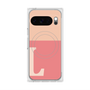 Premium Square Case with Pixelsnap［ Original - initial two tone - L pink ］