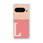 Premium Square Case with Pixelsnap［ Original - initial two tone - L pink ］