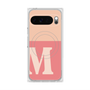 Premium Square Case with Pixelsnap［ Original - initial two tone - M pink ］