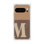 Premium Square Case with Pixelsnap［ Original - initial two tone - M brown ］