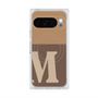 Premium Square Case with Pixelsnap［ Original - initial two tone - M brown ］