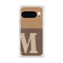 Premium Square Case with Pixelsnap［ Original - initial two tone - M brown ］