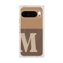 Premium Square Case with Pixelsnap［ Original - initial two tone - M brown ］