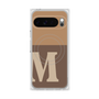 Premium Square Case with Pixelsnap［ Original - initial two tone - M brown ］
