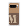 Premium Square Case with Pixelsnap［ Original - initial two tone - M brown ］