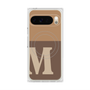 Premium Square Case with Pixelsnap［ Original - initial two tone - M brown ］