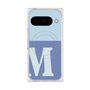 Premium Square Case with Pixelsnap［ Original - initial two tone - M blue ］