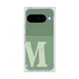 Premium Square Case with Pixelsnap［ Original - initial two tone - M green ］
