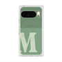 Premium Square Case with Pixelsnap［ Original - initial two tone - M green ］