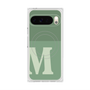 Premium Square Case with Pixelsnap［ Original - initial two tone - M green ］