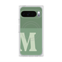 Premium Square Case with Pixelsnap［ Original - initial two tone - M green ］