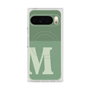 Premium Square Case with Pixelsnap［ Original - initial two tone - M green ］