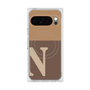 Premium Square Case with Pixelsnap［ Original - initial two tone - N brown ］