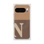 Premium Square Case with Pixelsnap［ Original - initial two tone - N brown ］