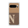 Premium Square Case with Pixelsnap［ Original - initial two tone - N brown ］