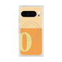 Premium Square Case with Pixelsnap［ Original - initial two tone - O orange ］