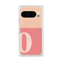 Premium Square Case with Pixelsnap［ Original - initial two tone - O pink ］