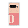 Premium Square Case with Pixelsnap［ Original - initial two tone - O pink ］