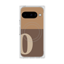 Premium Square Case with Pixelsnap［ Original - initial two tone - O brown ］