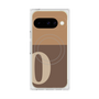 Premium Square Case with Pixelsnap［ Original - initial two tone - O brown ］