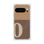 Premium Square Case with Pixelsnap［ Original - initial two tone - O brown ］