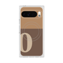 Premium Square Case with Pixelsnap［ Original - initial two tone - O brown ］