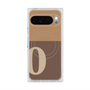 Premium Square Case with Pixelsnap［ Original - initial two tone - O brown ］