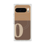Premium Square Case with Pixelsnap［ Original - initial two tone - O brown ］