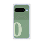 Premium Square Case with Pixelsnap［ Original - initial two tone - O green ］