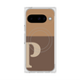 Premium Square Case with Pixelsnap［ Original - initial two tone - P brown ］
