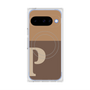 Premium Square Case with Pixelsnap［ Original - initial two tone - P brown ］