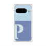 Premium Square Case with Pixelsnap［ Original - initial two tone - P blue ］