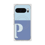Premium Square Case with Pixelsnap［ Original - initial two tone - P blue ］