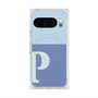 Premium Square Case with Pixelsnap［ Original - initial two tone - P blue ］