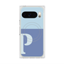 Premium Square Case with Pixelsnap［ Original - initial two tone - P blue ］