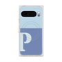 Premium Square Case with Pixelsnap［ Original - initial two tone - P blue ］