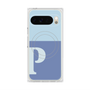 Premium Square Case with Pixelsnap［ Original - initial two tone - P blue ］