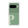 Premium Square Case with Pixelsnap［ Original - initial two tone - P green ］