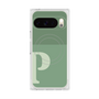 Premium Square Case with Pixelsnap［ Original - initial two tone - P green ］