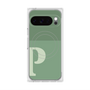 Premium Square Case with Pixelsnap［ Original - initial two tone - P green ］