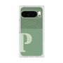 Premium Square Case with Pixelsnap［ Original - initial two tone - P green ］