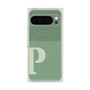 Premium Square Case with Pixelsnap［ Original - initial two tone - P green ］