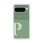 Premium Square Case with Pixelsnap［ Original - initial two tone - P green ］