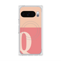 Premium Square Case with Pixelsnap［ Original - initial two tone - Q pink ］