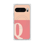 Premium Square Case with Pixelsnap［ Original - initial two tone - Q pink ］