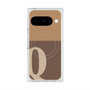 Premium Square Case with Pixelsnap［ Original - initial two tone - Q brown ］